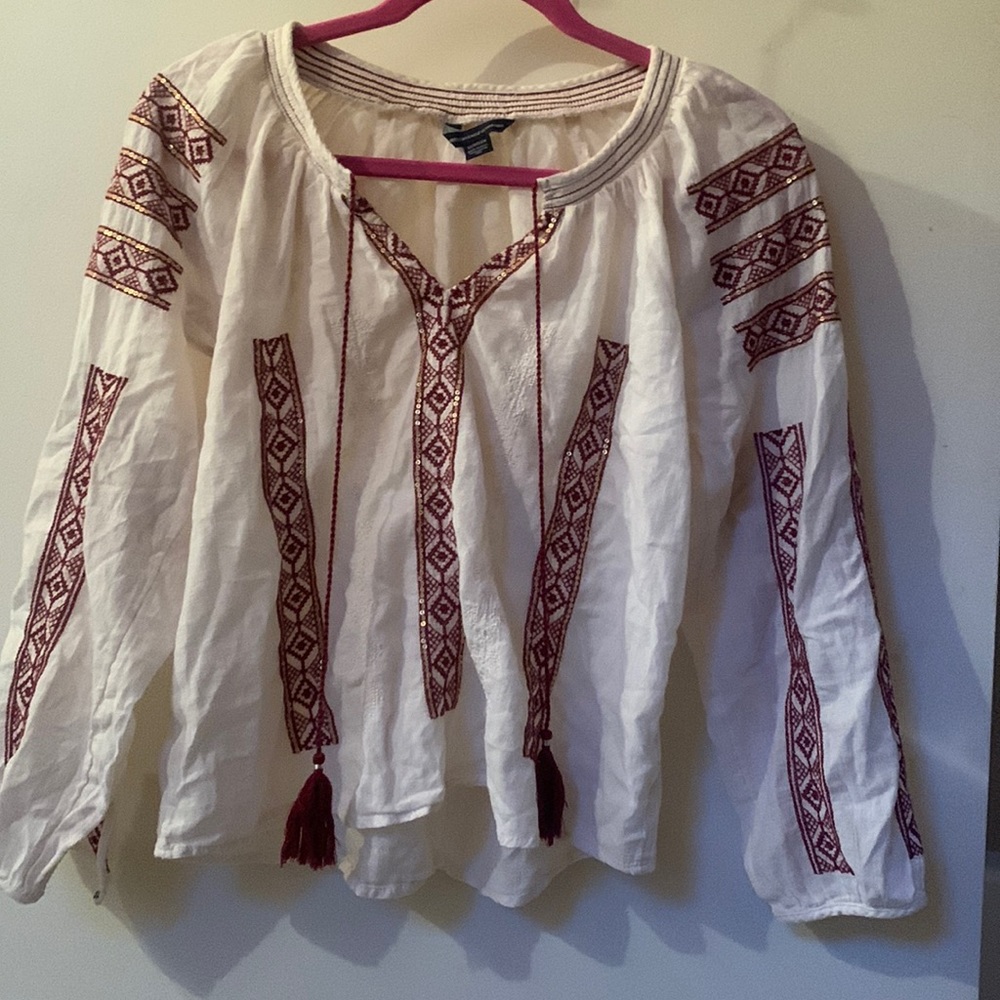 american eagle blouse